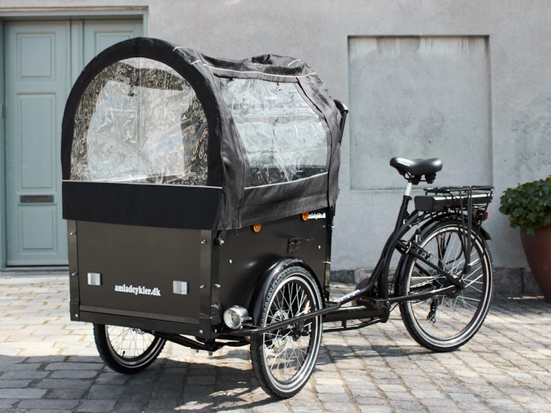 Amcargobikes Deluxe Electric Cargo Bike 250W