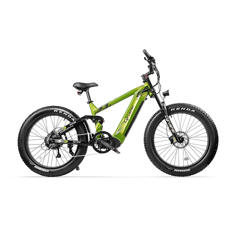 Cyrusher Ranger All-Terrain Mountain E-Bike Fat Tyre 250W Green