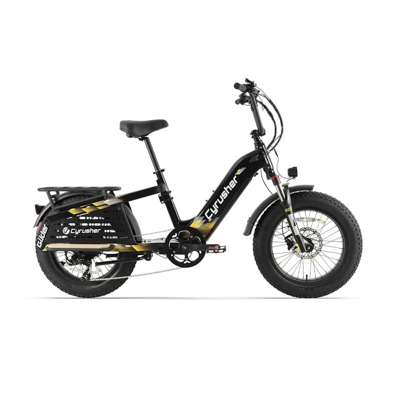 Cyrusher Glider Cargo E-Bike Fat Tyre Step-Through 250W 15.5mph Top Speed EAPC