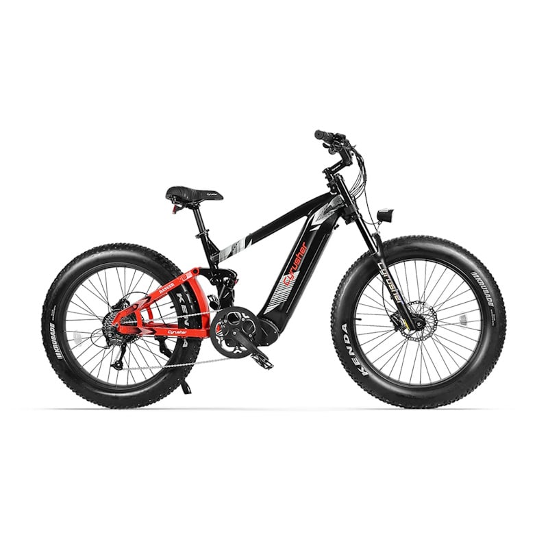 Cyrusher Ranger All-Terrain Mountain E-Bike Fat Tyre 250W Black