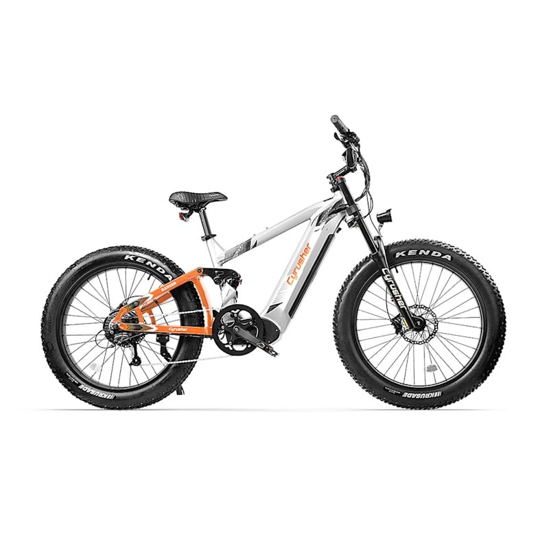 Cyrusher Ranger All-Terrain Mountain E-Bike Fat Tyre 250W White