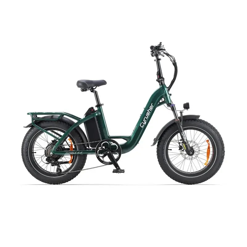 Cyrusher Rumble Fat Tyre E-Bike All-Terrain Step-Through 250W Green