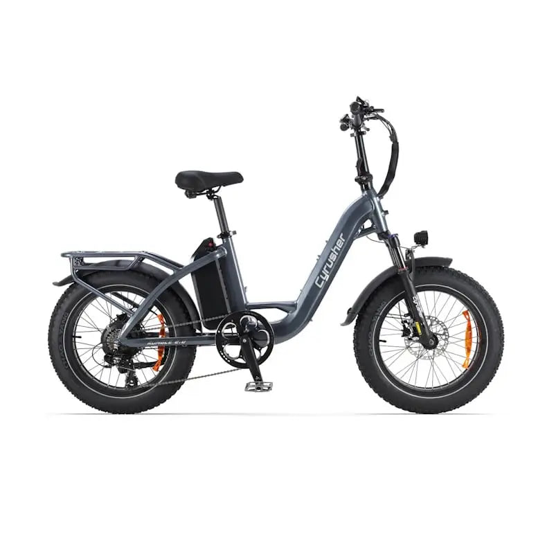 Cyrusher Rumble Fat Tyre E-Bike All-Terrain Step-Through 250W Gray