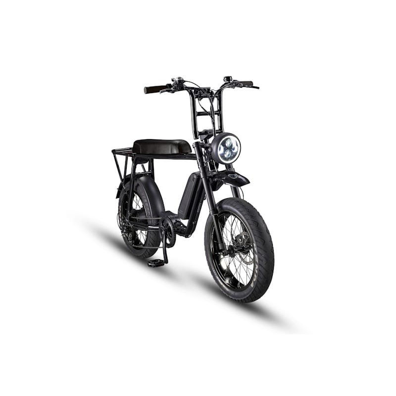 Red Rocket 88s Fatboy E-Bike Urban Cruiser 250W Black Trim Black Rims