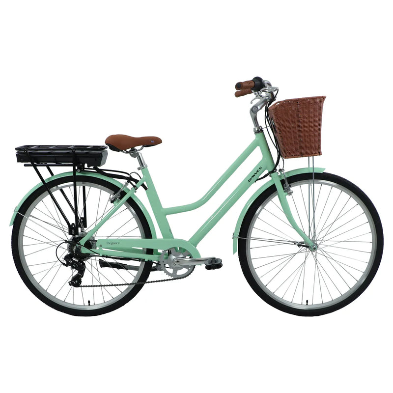 Dawes Elegance Heritage Mint Green, side-on studio