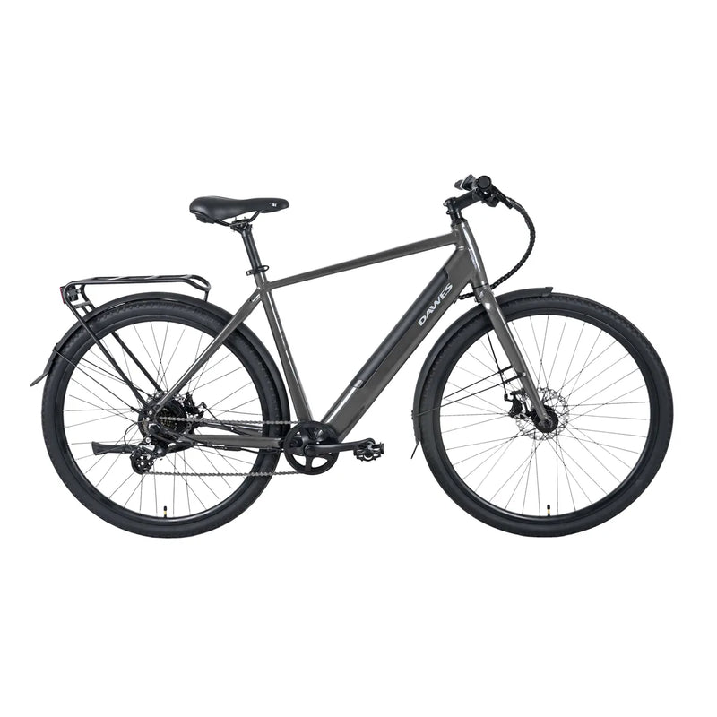 Dawes Scenic Crossbar electric hybrid bike side-on studio photograph