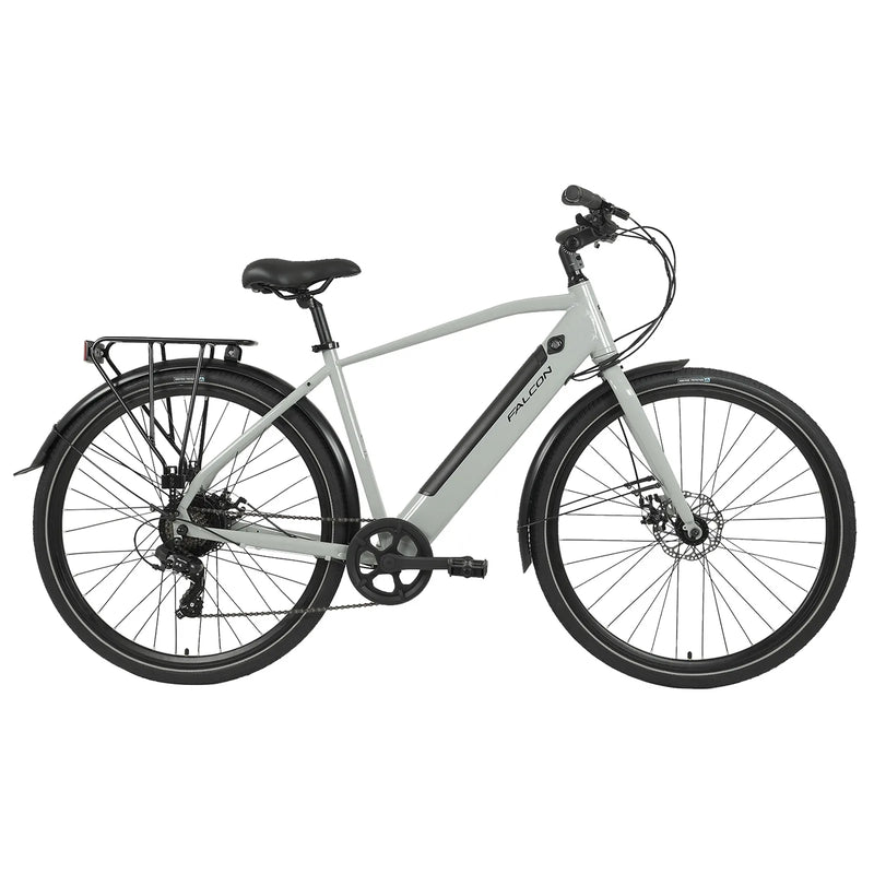 Falcon Liberty Crossbar 2026 Primer Grey, complete bike side profile