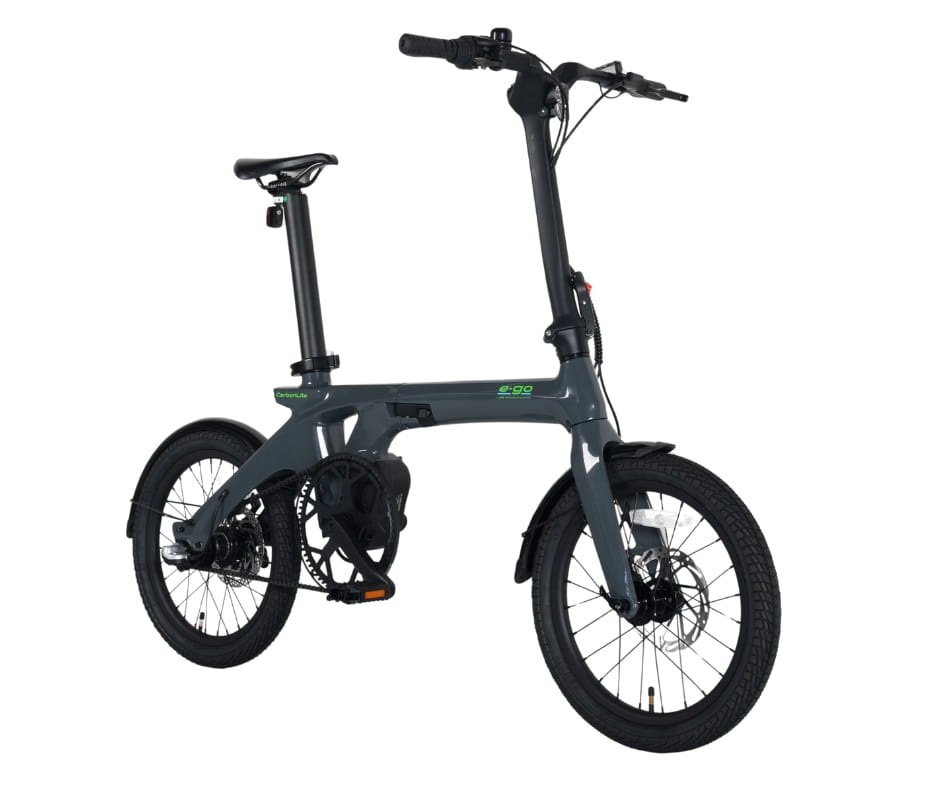 E-Go CarbonLite 3S Folding E-Bike 250W 15.5mph Top Speed EAPC 