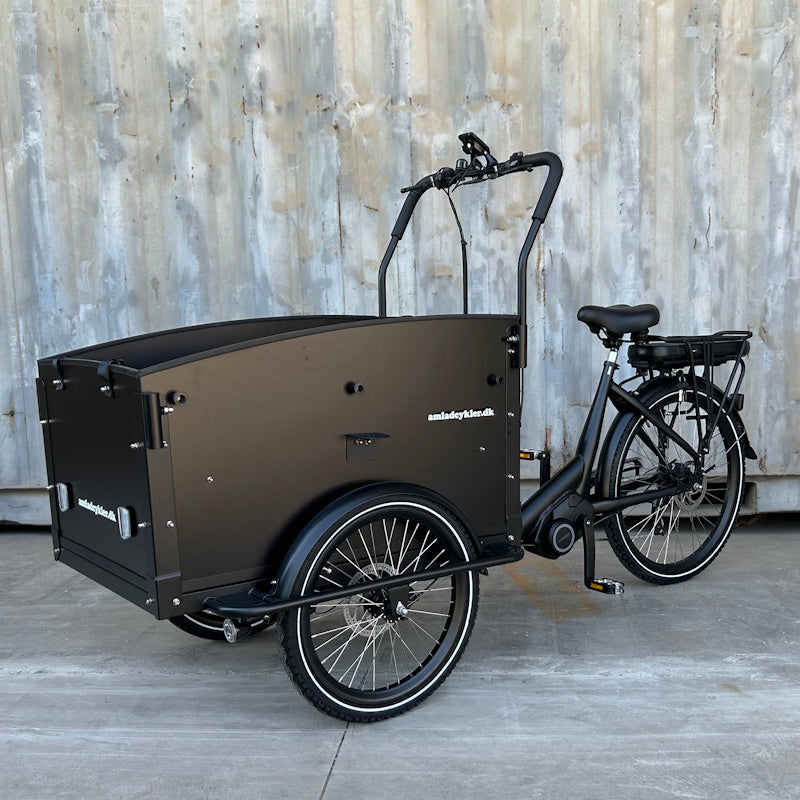 AMCargobikes Ultimate Curve Mid Engine Electric Cargo Bike 250W