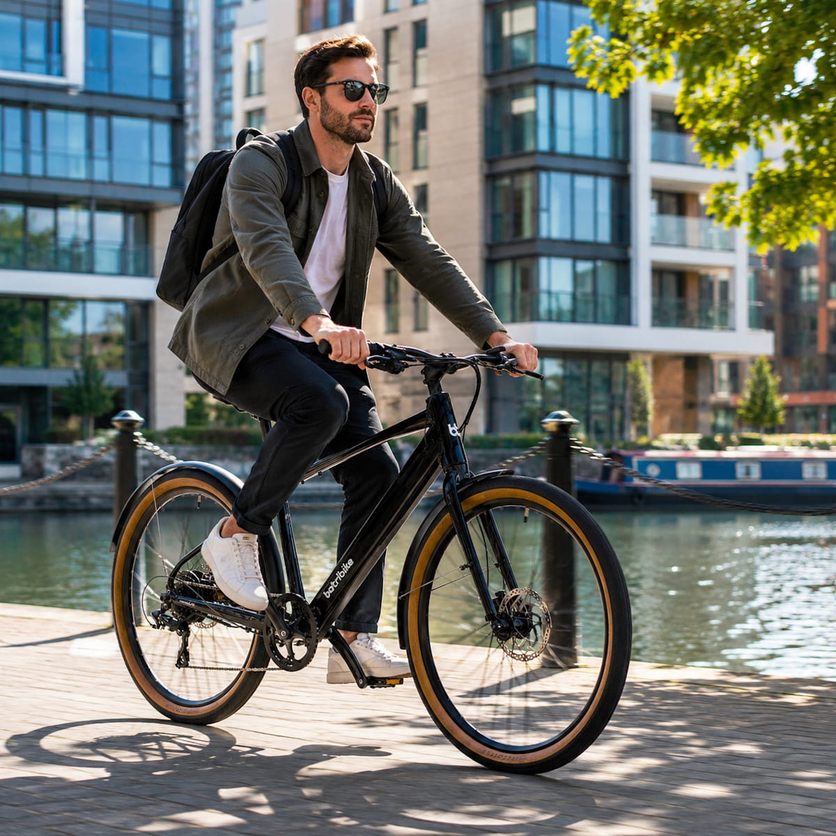 Batribike Route X Crossbar Hybrid E-Bike 250W 15.5mph Top Speed EAPC