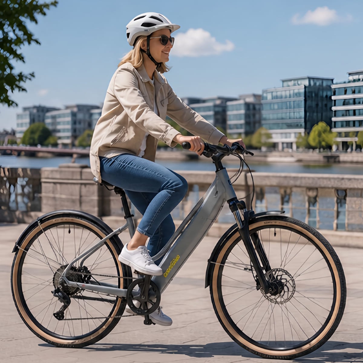 Batribike Tour S Step-Through Hybrid E-Bike 250W 15.5mph Top Speed EAPC