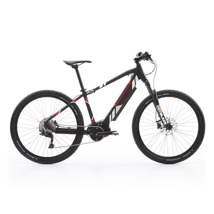 Batribike Delta Plus Electric Mountain Bike 250W  Long-Range-460Wh-Centre-Display-Red