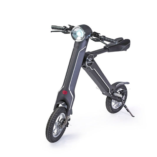 Cruzaa Sit-Down E-Scooter with Built-in Speakers & Bluetooth 250W Carbon Black