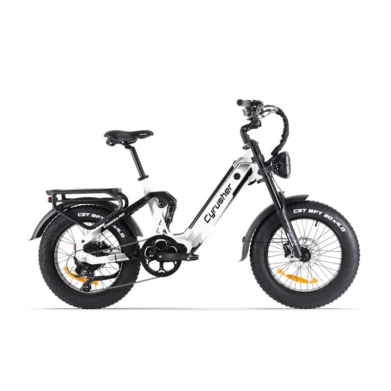 Cyrusher Kommoda Pro Step-Through Fat Tyre E-Bike 250W 15.5mph Top Speed EAPC