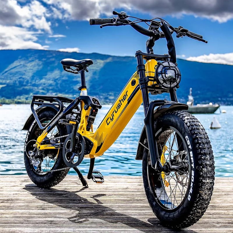 Cyrusher Kommoda Pro Step-Through Fat Tyre E-Bike 250W 15.5mph Top Speed EAPC