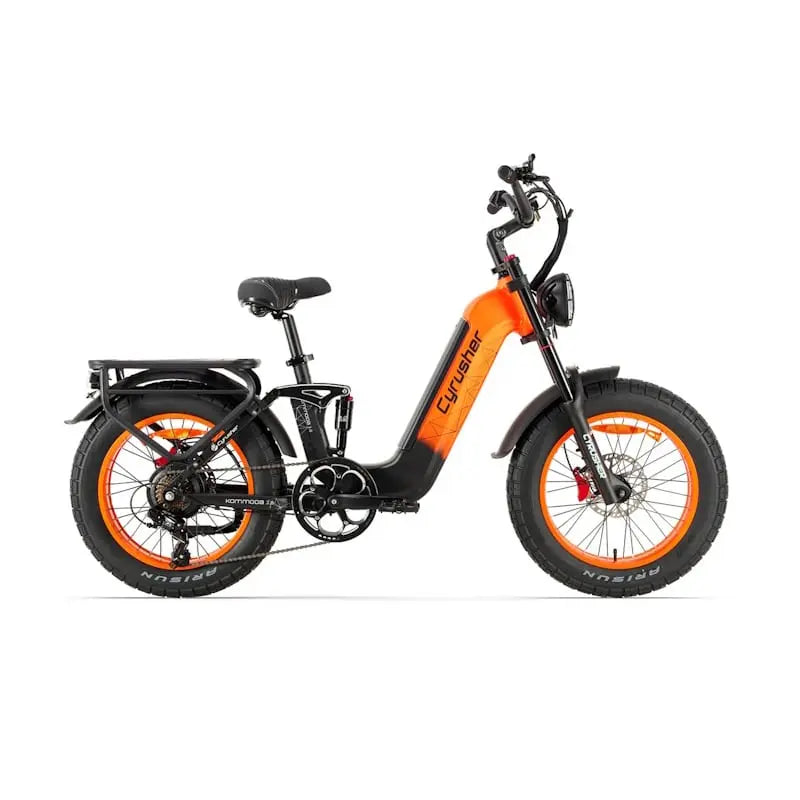 Mid Drive Cyrusher Electric Bike Cyrusher Bike Orange New Cyrusher