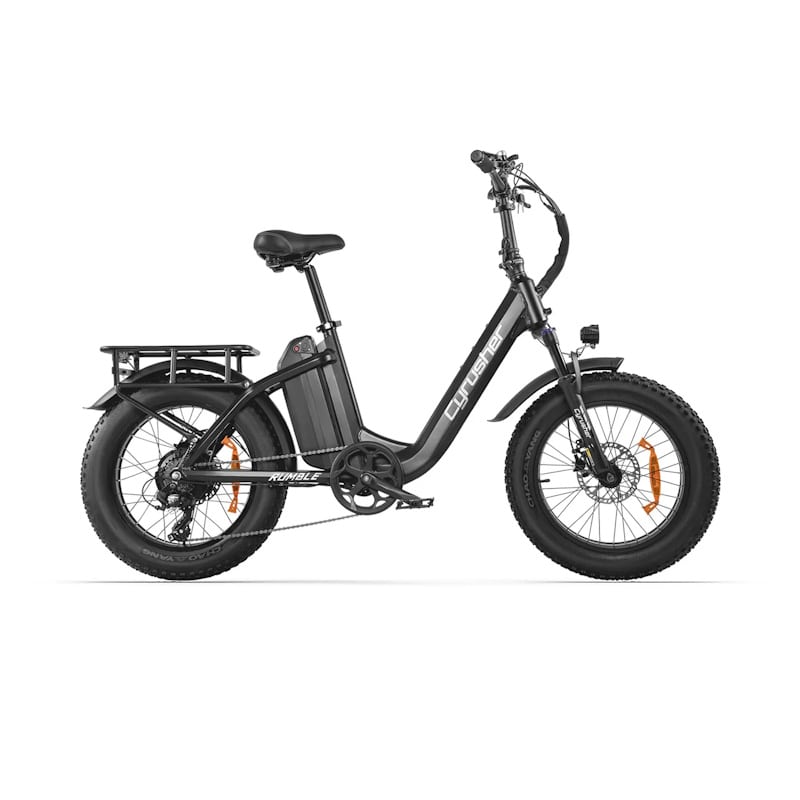 Cyrusher Rumble Fat Tyre E-Bike All-Terrain Step-Through 250W  Black