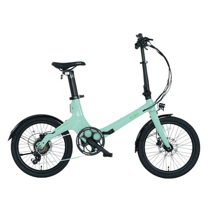 E-Go CarbonStep Folding City E-Bike - Duck Egg