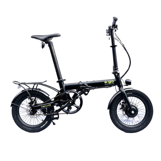 E-Go Lite Folding Lightweight Electric Bike 250W - Black