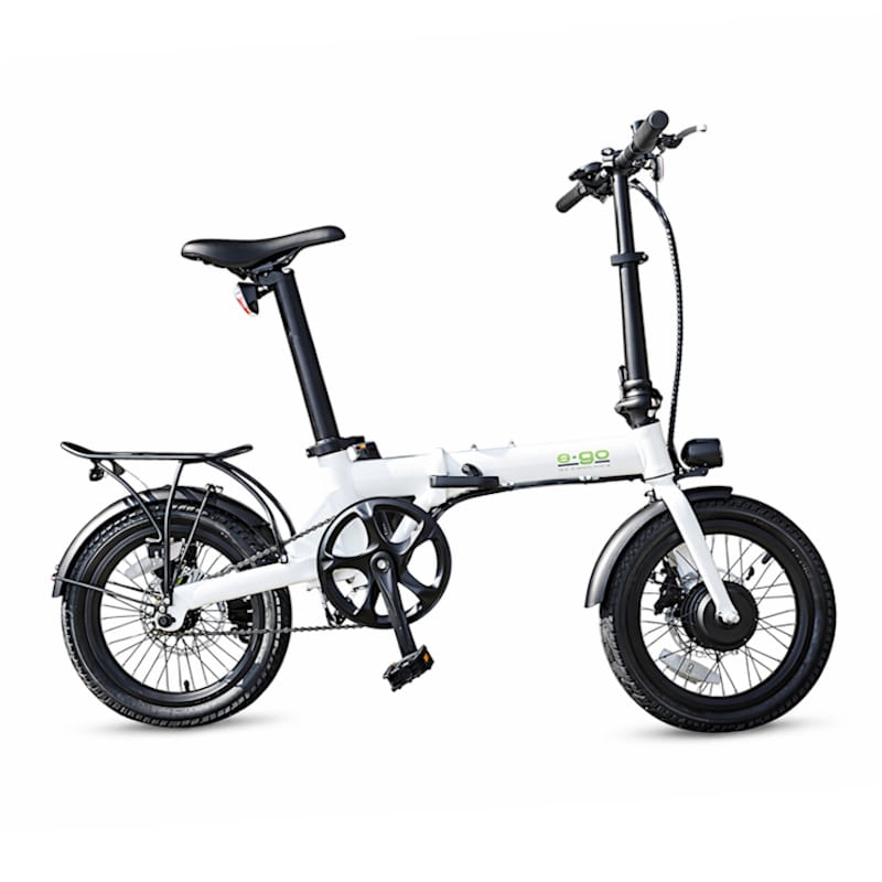 E-Go Lite Folding Lightweight Electric Bike 250W - White