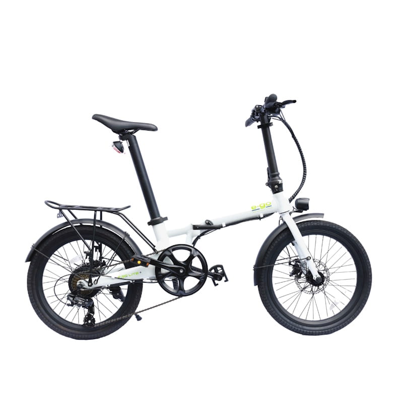 E-Go Lite+ Folding Lightweight Electric Bike 250W -White