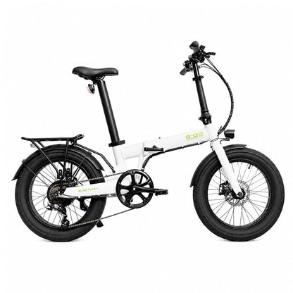 E-Go Max+ Folding E-Bike - White