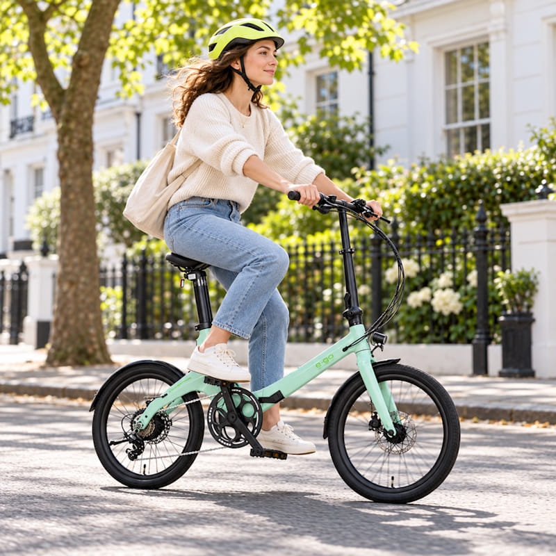 E-Go CarbonStep Lightweight Folding E-Bike 250W 15.5mph Top Speed EAPC
