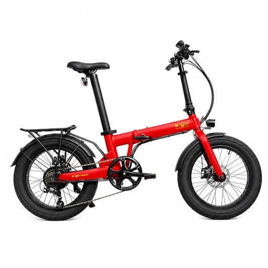 E-Go Max+ Fat Tyre Folding E-Bike 250W 15.5mph Top Speed EAPC 