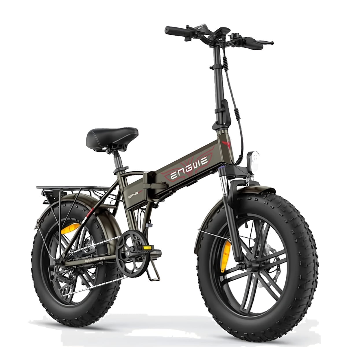 ENGWE EP-2 Boost Folding Fat Tyre E-Bike 75-Mile Range 250W 15.5mph Top Speed EAPC 
