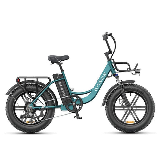 ENGWE L20 Boost E-Bike Step-Through Fat Tyre 250W Sea Green