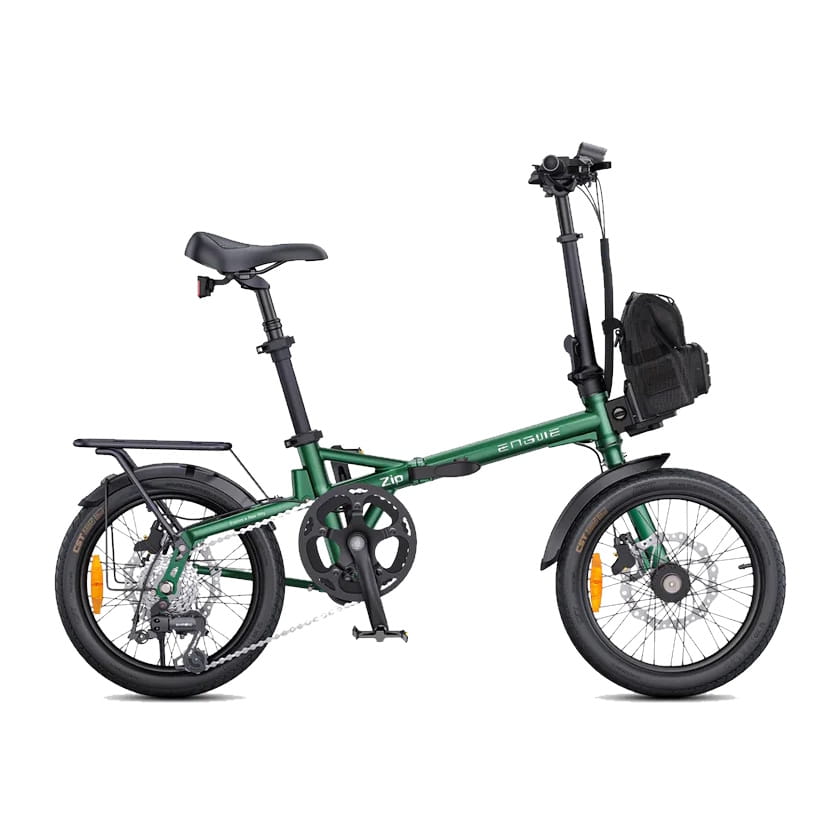 ENGWE Zip Folding E-Bike 250W 15.5mph Top Speed EAPC - Olive Green