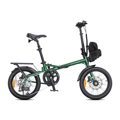 ENGWE Zip Folding E-Bike 250W 15.5mph Top Speed EAPC - Olive Green