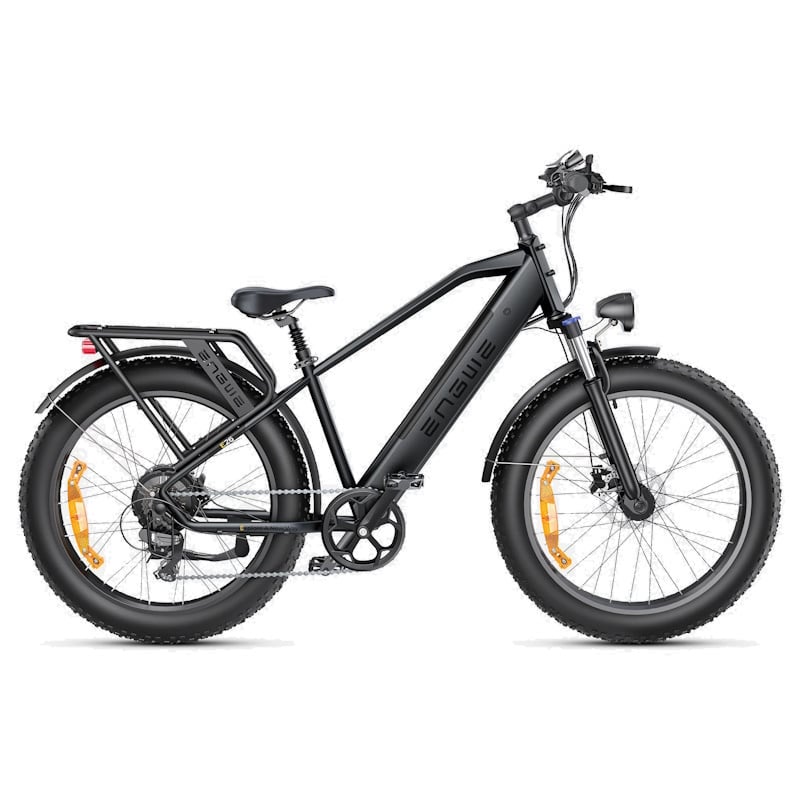 ENGWE E26 E-Bike Fat Tyre High-Step Hydraulic Suspension 250W Black