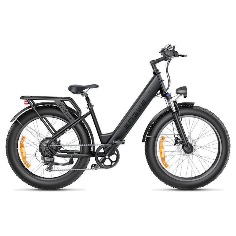 ENGWE E26 E-Bike Fat Tyre Step-Through Hydraulic Suspension 250W Black