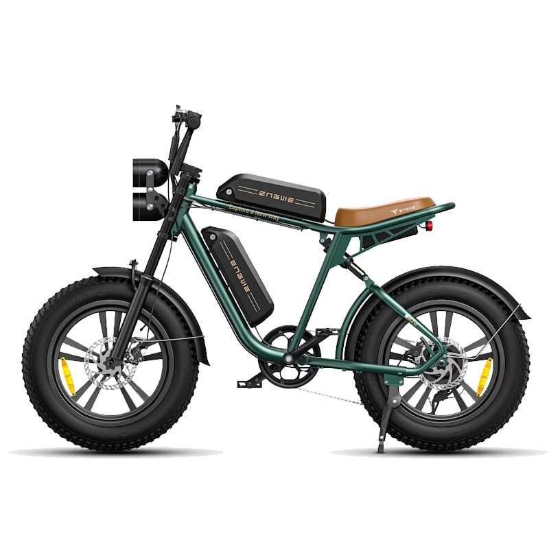ENGWE M20 Double Battery E-Bike Fat Tyre Dual Suspension 750W Green