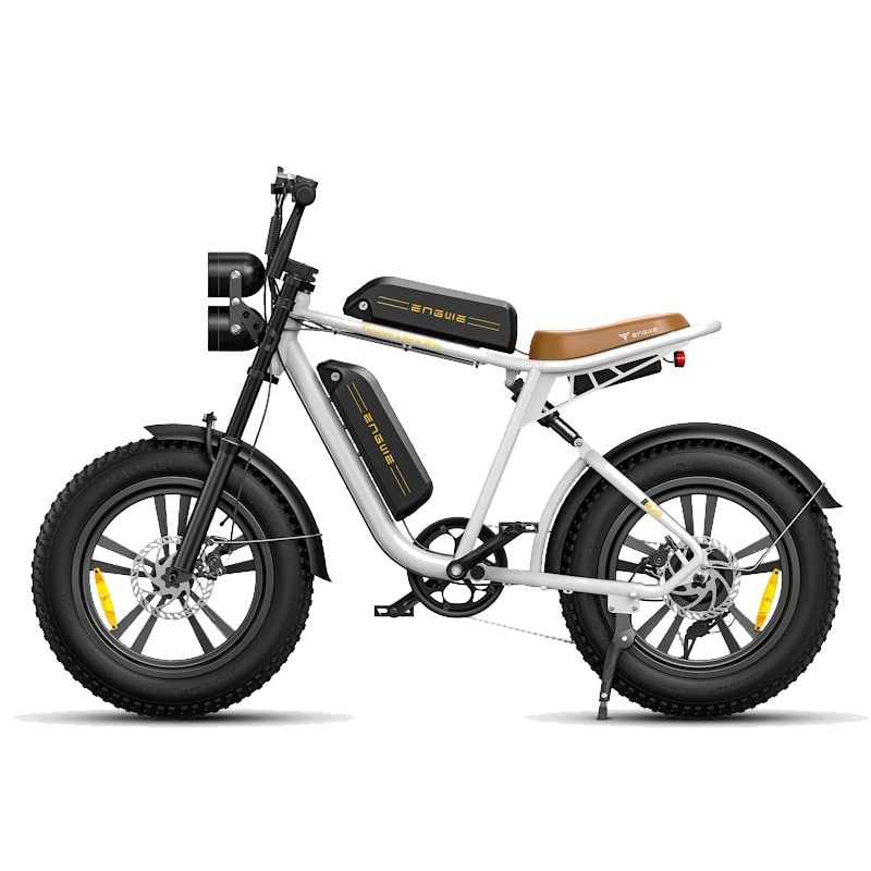 ENGWE M20 Double Battery E-Bike Fat Tyre Dual Suspension 750W White