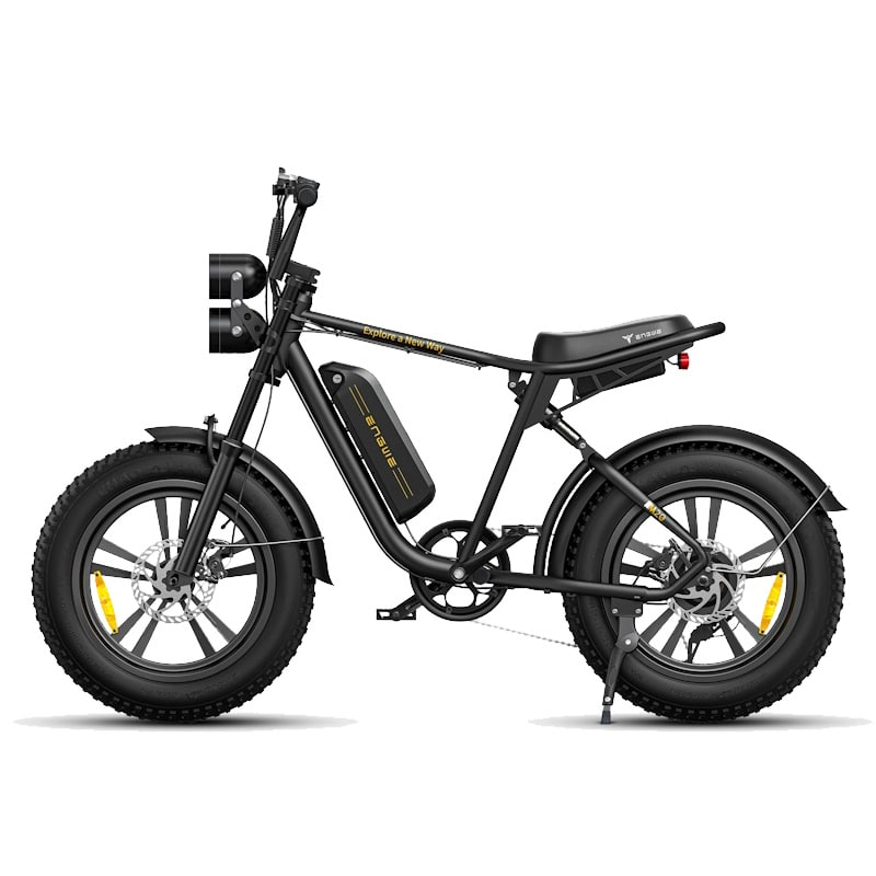 ENGWE M20 Single Battery E-Bike Fat Tyre Dual Suspension 750W Black