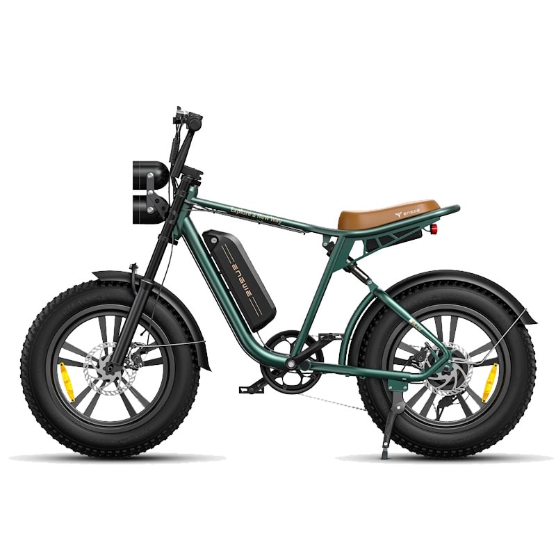 ENGWE M20 Single Battery E-Bike Fat Tyre Dual Suspension 750W Green