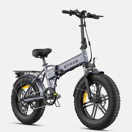 ENGWE EP-2 Boost 250W Folding Electric Bike – UK Road Legal Fat Tyre E-Bike, 75-Mile Range & High-Torque Boost