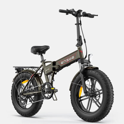 ENGWE EP-2 Boost 250W Folding Electric Bike – UK Road Legal Fat Tyre E-Bike, 75-Mile Range & High-Torque Boost 
