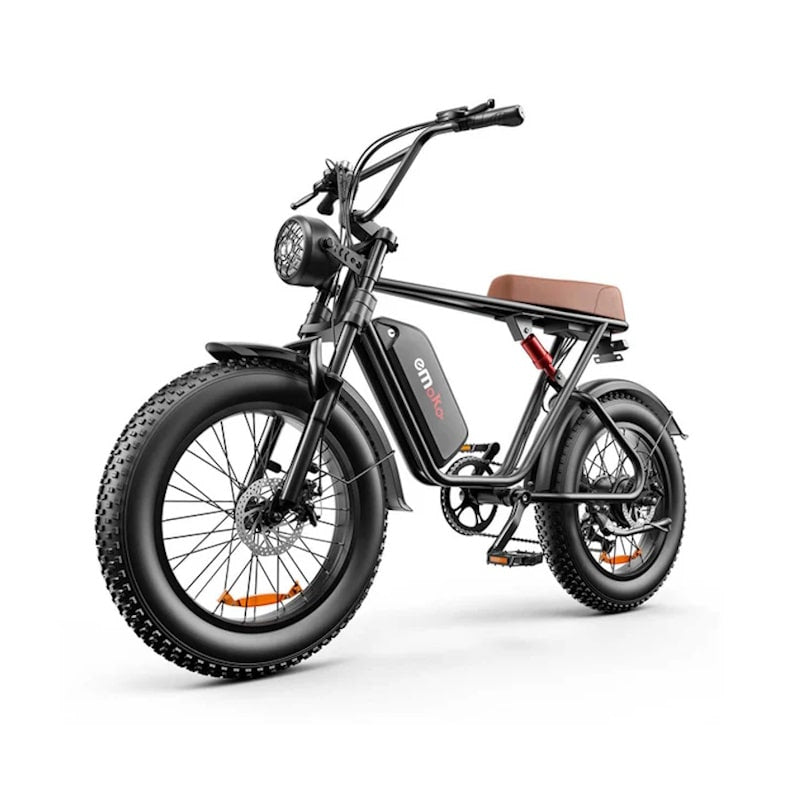 Emoko C91 Fat Tyre E-Bike 1000W Brown Seat