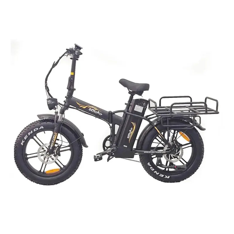 Emoko C94 Cargo Food Delivery Foldable E-Bike Fat Tyre 93-124 Mile Long Range Electric Bicycle