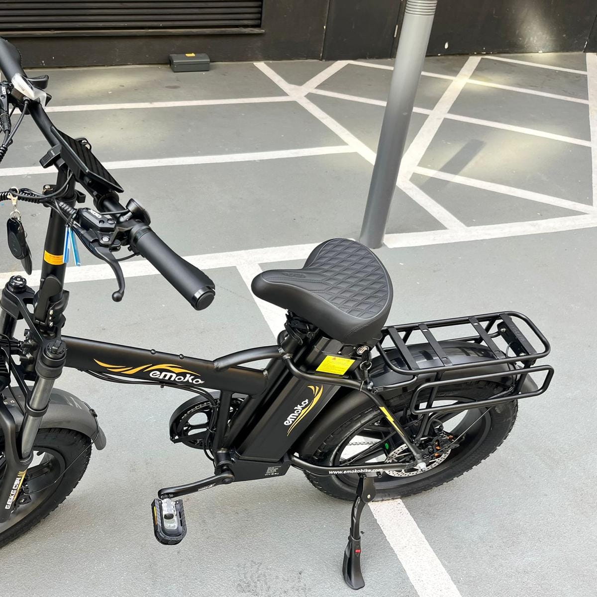 Emoko C94 Gen2 Long-Range Food Delivery E-Bike 250W 15.5mph Top Speed 