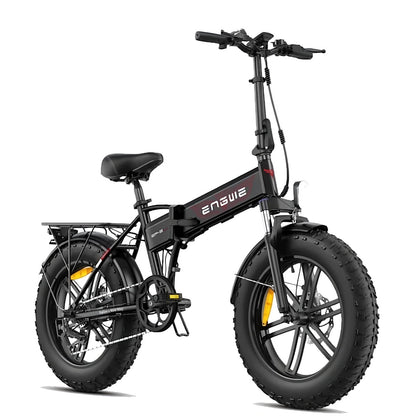 ENGWE EP-2 Boost Folding Fat Tyre E-Bike 75-Mile Range 250W 15.5mph Top Speed EAPC 