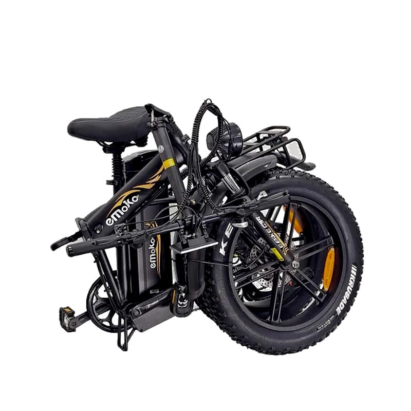 Emoko C94 Folding Fat Tyre Food Delivery E-Bike Long Range 250W 15.5mph Top Speed 