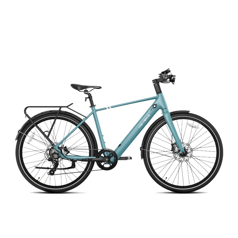 Heybike EC 1 Lightweight Commuter E-Bike 250W Teal Blue