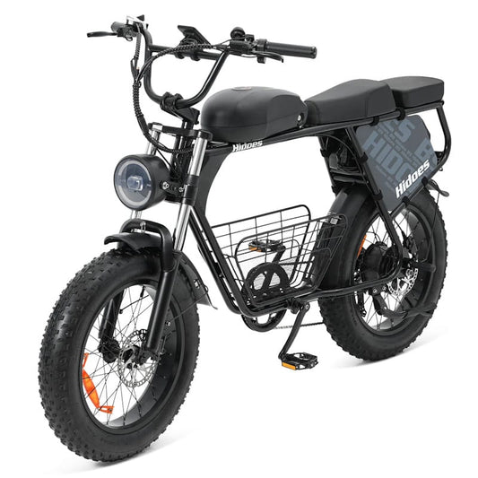 Hidoes B9 Dual Battery Electric Bike – 250W Long-Range Fat Tyre E-Bike (UK Road Legal, Up to 93 Miles Range)
