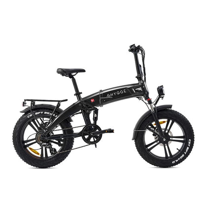 Hygge Sorø E-Bike Foldable Fat Tyre Royal Blue 2024 15.5mph Top Speed EAPC 