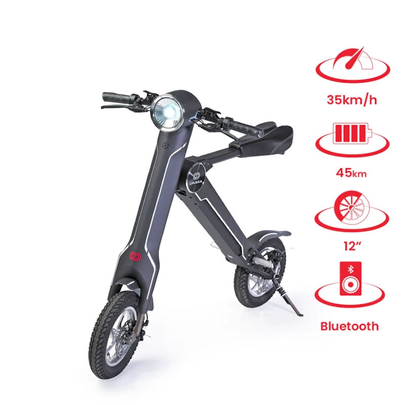 Cruzaa PRO Sit-Down E-Scooter with Built-in Speakers & Bluetooth 250W