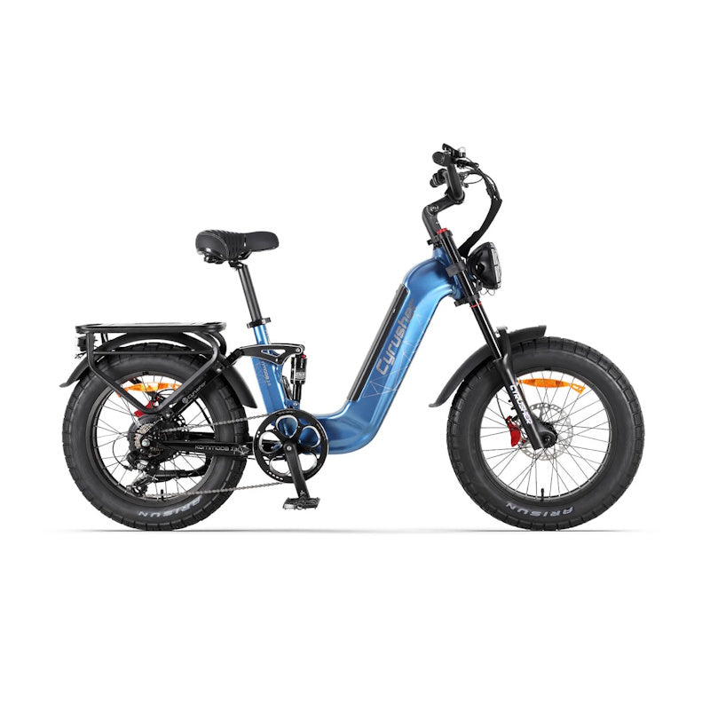 Cyrusher Kommoda 3.0 Fat Tyre All-Terrain Step-Through E-Bike 250W 15.5mph Top Speed EAPC 